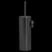 Set de brosse WC Haceka Kosmos - modèle mural - graphite gunmetal SW654107