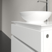 Villeroy & Boch Legato Meuble sous lavabo avec 2 tiroirs pour lavabo à poser 60x50x55cm blanc brillant 0124621