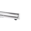Fortifura Galeria Caniveau de douche 180cm avec grille à carreler et bride de sol Inox SW721520