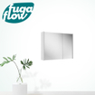 FugaFlow Eccelente Arredo spiegel badkamer spiegelkast - 80x63x16cm - inclusief zijpanelen - greige (grijs) SW1124004