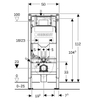 Geberit Duofix Inbouwreservoir met frame SW1237179