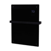 Eurom Alutherm Infrarood paneel - 67.1x43.8cm - IP24 - 800watt - wifi - wand- Verticaal - metaal/glas zwart mat SW999849