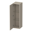 ARMoire colonne BRAUER Trust - 120x35x35cm - sans manette de meuble avec 1 porte à ouverture gauche ou droite mat beige SW1203864
