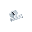 Fortifura Calvi Toiletset 3-delig - toiletrolhouder met klep - toiletborstel - handdoekhaak dubbel rond - chroom SW1248421