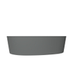 Arcqua Rocker Vasque - posé - organique - gauche - 50x37cm - gris mat SW976314