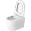 Duravit starck me WC suspendu compact avec hygienic glass 37x48cm 4.5l à fond creux blanc mat SW358211