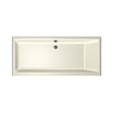 Xenz Kristal baignoire encastrable - 170x75cm - avec trop-plein - sans bonde - Acrylique Pergamon SW378446