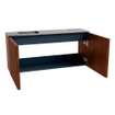 Mondiaz JOYA-DLUX 90cm meuble de salle de bains - couleur Ruby - Vasque FAYE position Gauche 1 trou de robinet couleur Sombra. SW1425673