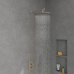 Villeroy & Boch Universal Showers hoofddouche - 35cm - Rond - Matt Brushed Nickel (RVS) SW974346