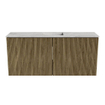 Mondiaz JOYA-DLUX 90cm toiletmeubel - kleur Dusk - Wastafel FAYE positie Midden 1 kraangat kleur Glace. SW1423152