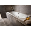 Baignoire Xenz Lagoon - 170x75cm - avec trop-plein - sans bonde - Acrylique Blanc SW102938