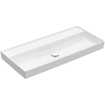 Villeroy & Boch Collaro lavabo à encastrer dans un meuble - 100x47cm - sans trop-plein sans perçages pour robinet blanc SW358323