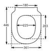 Villeroy & Boch Subway 3.0 Closetzittingmat stone white (wit) SW701250