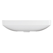 Lavabo Grohe Euro céramique 55cm sans trou de robinet sans trop-plein blanc alpin SW1234890