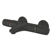 GROHE Precision Trend QuickFix Robinet de baignoire - thermostatique - avec ensemble de douchette à main - entraxe 15 cm - black mat (noir) SW1177077