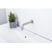 FugaFlow Eccelente Arredo Robinet lave-mains - encastrable - bec 18cm - à raccourcir - PVD - inox brossé SW1204564