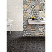 SAMPLE JOS. Venetie Carreau de sol et de mur 20x20cm 10mm R10 porcellanato Nero SW913256