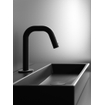 Clou Mini Wash Me fontein 38x24cm kraangat Keramiek Zwart mat SW9309