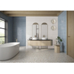 Terravito Girivo Carrelage mural en céramique - 35x35cm - 9.2mm - Bleu SW1245085