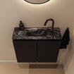 MONDIAZ TURE-DLUX Meuble toilette - 60cm - Urban - EDEN - vasque Lava - position centrale - 1 trou de robinet SW1103663