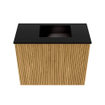 Mondiaz JOYA 50cm meuble de toilette - couleur Oak - Vasque FAYE position Droite 1 trou de robinet couleur Urban. SW1421137
