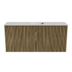 Mondiaz JOYA-DLUX 90cm meuble de salle de bains - couleur Dusk - Vasque FAYE position Milieu 1 trou de robinet couleur Opalo. SW1423310