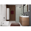 Hansgrohe Xarita Lite Q Miroir - 120x70cm - éclairage led - Horizontal - interrupteur mural - Blanc mat SW1165009