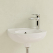 Villeroy & Boch O.novo Compact Lave-main 36x27.5cm avec trop-plein et 1 trou de robinet Ceramic+ Blanc SW102742
