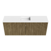 Mondiaz JOYA 100cm meuble de toilette - couleur Dusk - Vasque FAYE position Milieu Sans trou de robinet couleur Talc. SW1421581