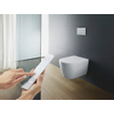 Duravit SensoWash Starck F Plus WC-douche - 37.8x57.5cm - sans bride de rinçage - avec abattant - ouverture/fermeture automatique du couvercle - blanc brillant SW420922