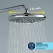 Grohe Vitalio Start 250 flex Colonne de douche - avec inverseur - montage mural - pomme de douche 2 jets - douchette 2 jets - chrome SW1028077