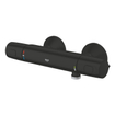 GROHE Precision Trend QuickFix Douchekraan - thermostatisch - met omstel - met koppelingen - HOH=12cm - matte black TWEEDEKANS OUT13496