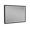 Wiesbaden Avi spiegel rechthoek met LED, dimbaar en spiegelverwarming 70 x 50 cm mat zwart SW373496