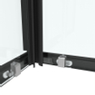 Saniclass Kay Douchecabine - 100x100x185cm - vierkant - helder glas - profiel - mat zwart SW541212