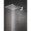 GROHE Grohterm SmartControl Ensemble de douche pluie encastré - boîtes d'encastrement - boutons blanc - douche de tête carrée - douchette barre - chromé SW108048