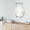 Miroir Umbra Exhibit 61x77x3cm verre noir SW539586