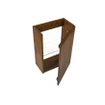 Saniclass Holz Pure meuble lave-mains - 39.4x21.5x55cm - 1 porte - Chêne charcoal SW1482338