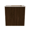 Mondiaz JOYA-DLUX Meuble de salle de bains 40cm - couleur Walnut - Vasque FAYE position Droite 1 trou de robinet couleur Arena SW1424301