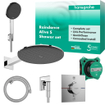 Hansgrohe Raindance Alive S Design Ensemble de douche pluie encastrable - thermostat - chrome SW1388735