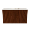 Mondiaz JOYA-DLUX Meuble de toilette 70cm - couleur Ruby - Vasque FAYE position Milieu 1 trou de robinet couleur Frappe. SW1423457