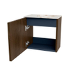 Mondiaz JOYA-DLUX Meuble de toilette 40cm - couleur Walnut - Vasque FAYE position Droite 1 trou de robinet couleur Frappe SW1422248