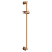 Brauer Copper Edition Ensemble de douche pluie encastrable - pomme de douche 20cm - bouton lisse - douchette stick 1 jet - barre curseur - PVD - cuivre brossé SW538345