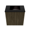 Mondiaz JOYA 40cm meuble de salle de bains WC - couleur Shadow - Vasque FAYE position Milieu Sans trou de robinet couleur Urban SW1421483