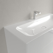 Villeroy & Boch Finion Lavabo à poser sur meuble - 1200 x 500 x 160 mm - Blanc Alpin CeramicPlus - avec trop-plein dissimulé - non poli SW106538