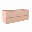 Mondiaz HAY wastafelonderkast - 120x40x50cm - 4 lades - uitsparing links en rechts - softclose - Rosee SW1015881