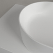 Villeroy & Boch Collaro Lavabo à poser ovale 56x36cm sans trop-plein ni trou de robinet Ceramic+ Stone white SW336076
