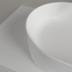 Villeroy & Boch Collaro vasque à poser - ovale 56x36cm - sans trop-plein sans trou de robinet ceramic+ stone white SW336076