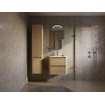 Thebalux Sunny Ensemble meuble de salle de bains - 62x46x57cm - lavabo - céramique - 1 trou de robinet - blanc brillant - meuble bas - 2 tiroirs - sans poignée - placage bois - Blanc (bois) SW1462508
