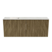 Mondiaz JOYA-DLUX 100cm meuble de salle de bains - couleur Dusk - Vasque FAYE position Gauche 1 trou de robinet couleur Ostra. SW1423395