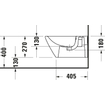 Duravit D-neo wandbidet wit SW640544